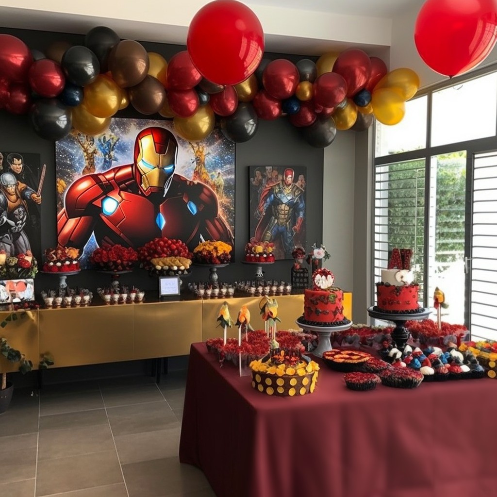 Décoration baptême Rose d'Or