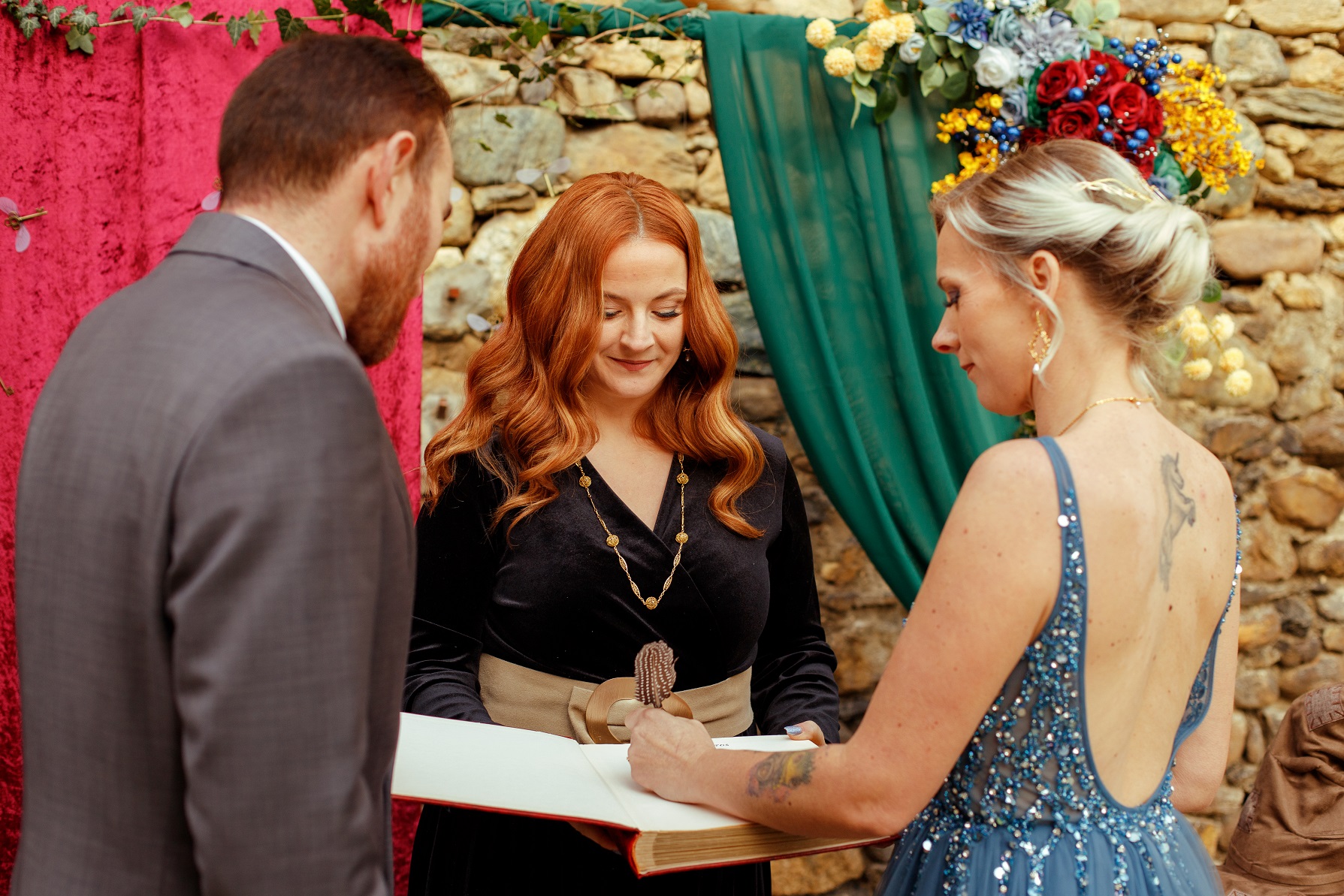 Cérémonie laïque mise en scène