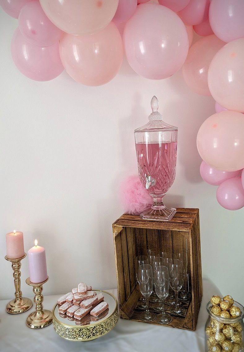 Ambiance douce pour baby shower