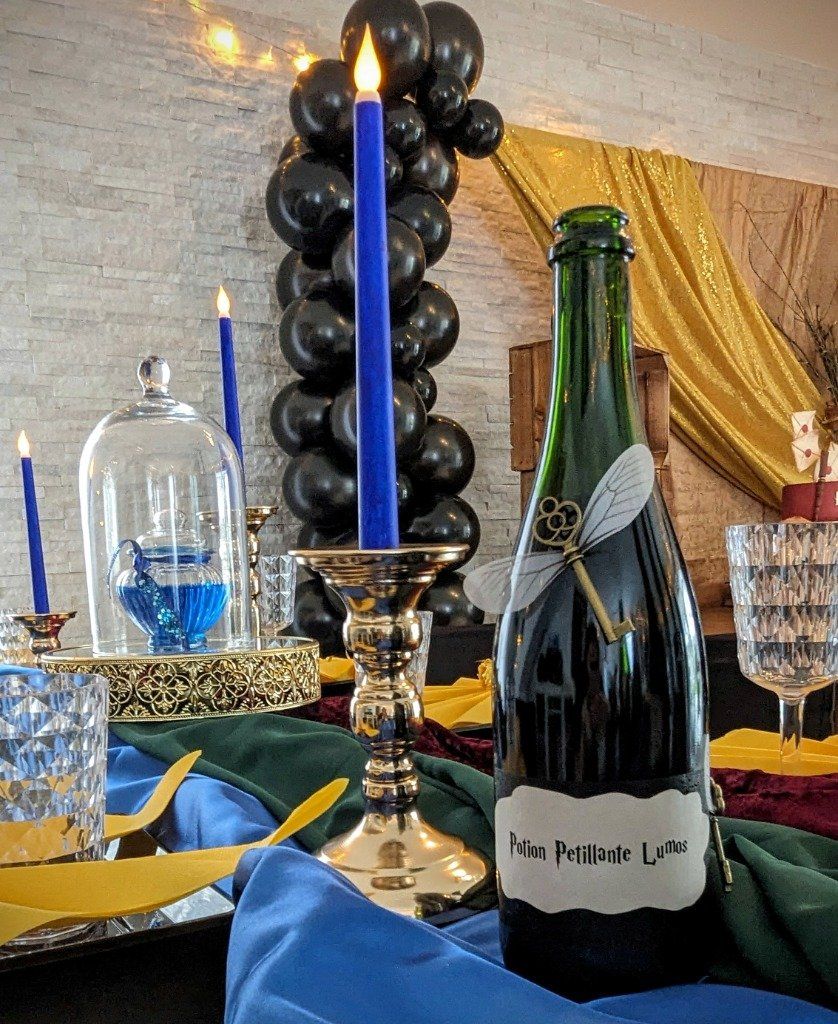 Espace de fête décoré