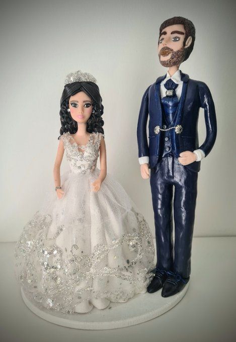 Figurines mariés personnalisées