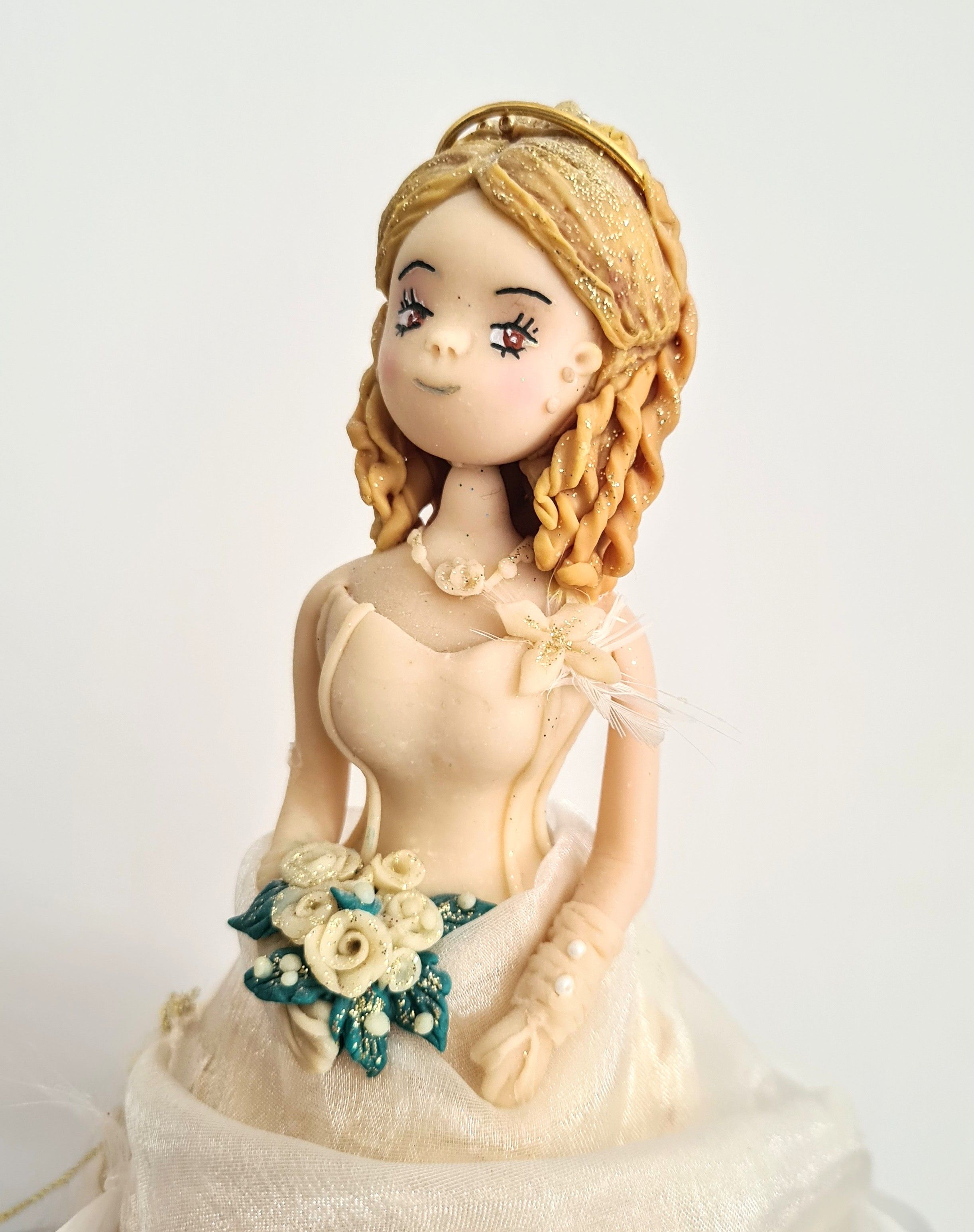 Figurine mariés - Vue détaillée